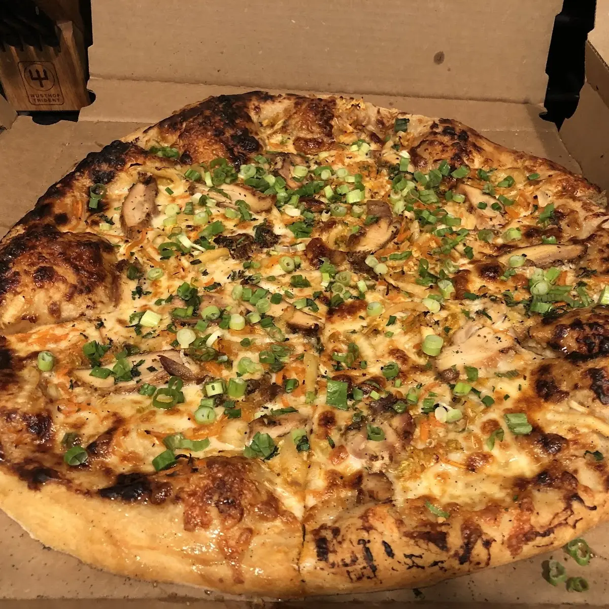 Korean BBQ Chicken Pizza