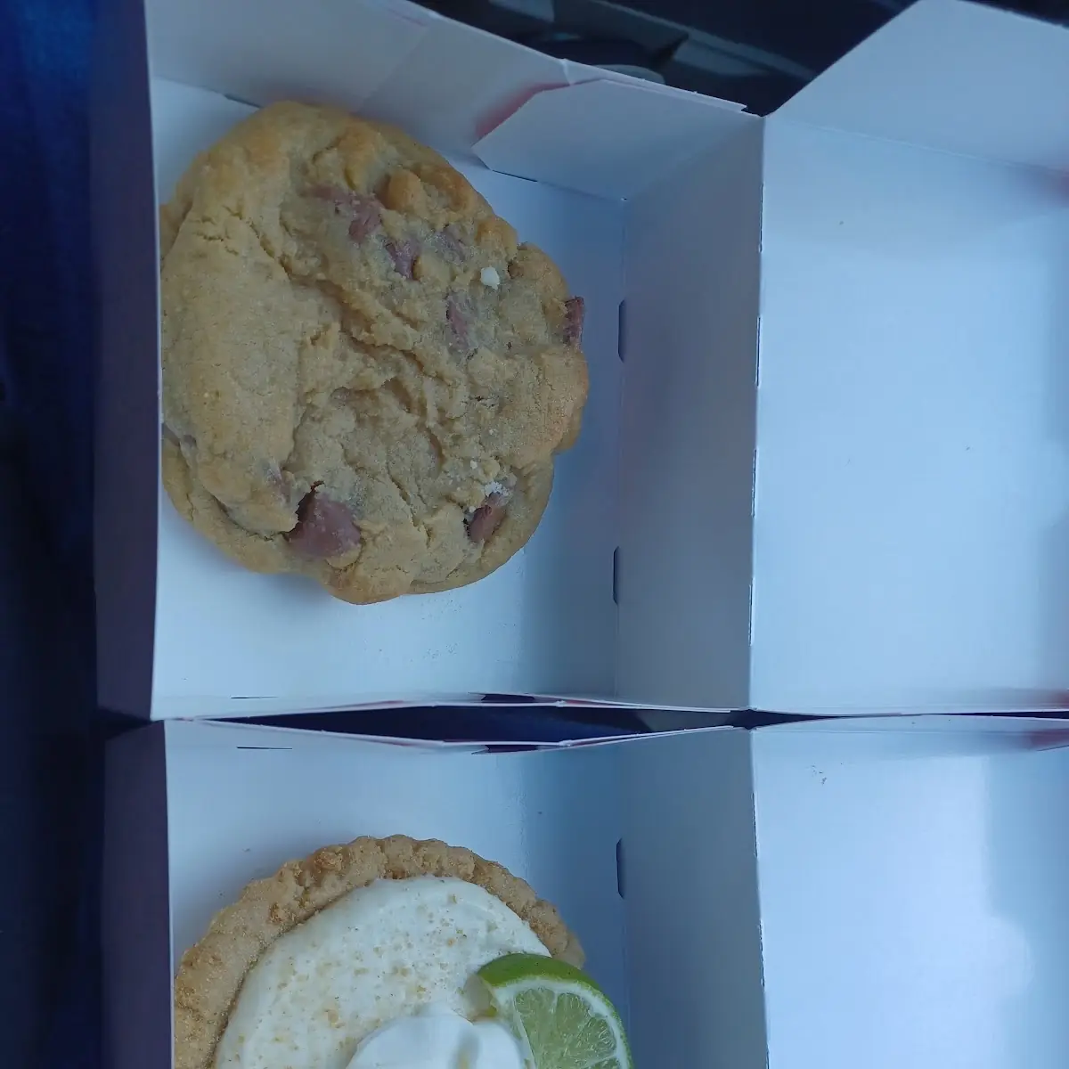 Chocolate Chip Cookie and Key Lime Cookie