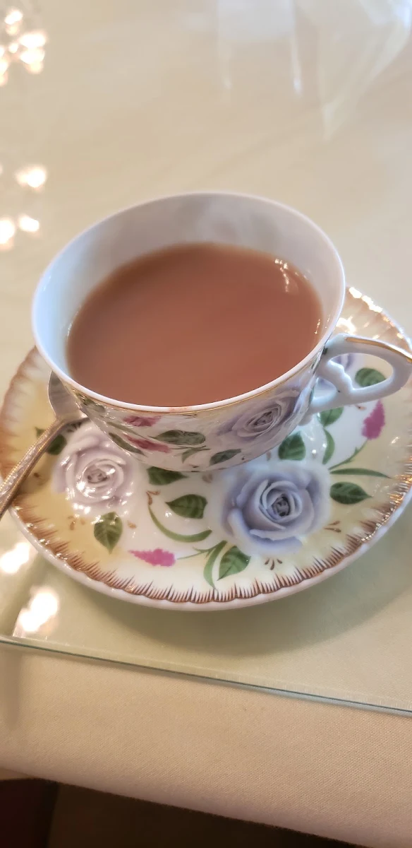Georgia Peach Tea with Milk