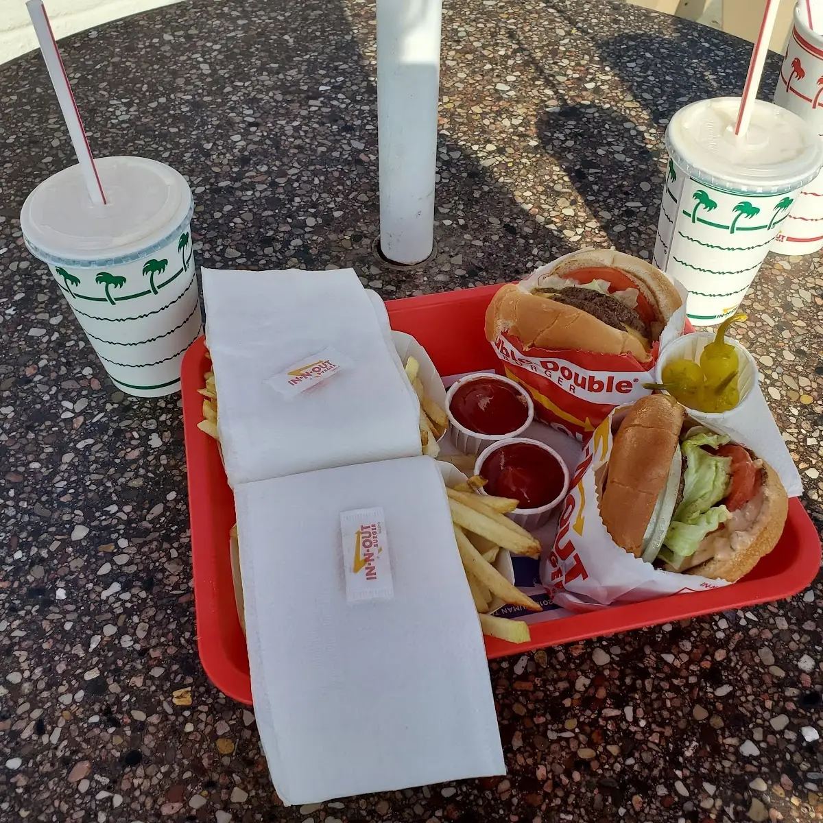 Double Cheeseburger with Fries with Cheeseburger Combo