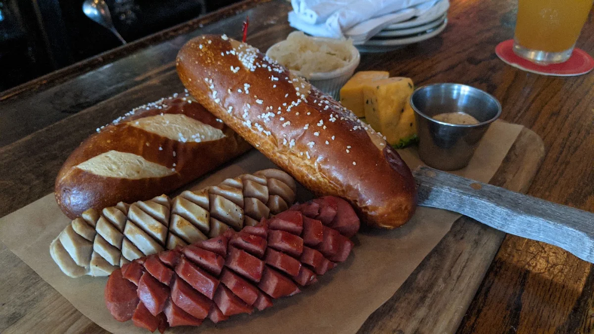 Pretzel Sticks with Cheese Dip