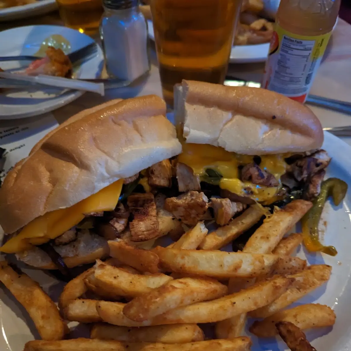 Chicken Cheese Steak Sandwich