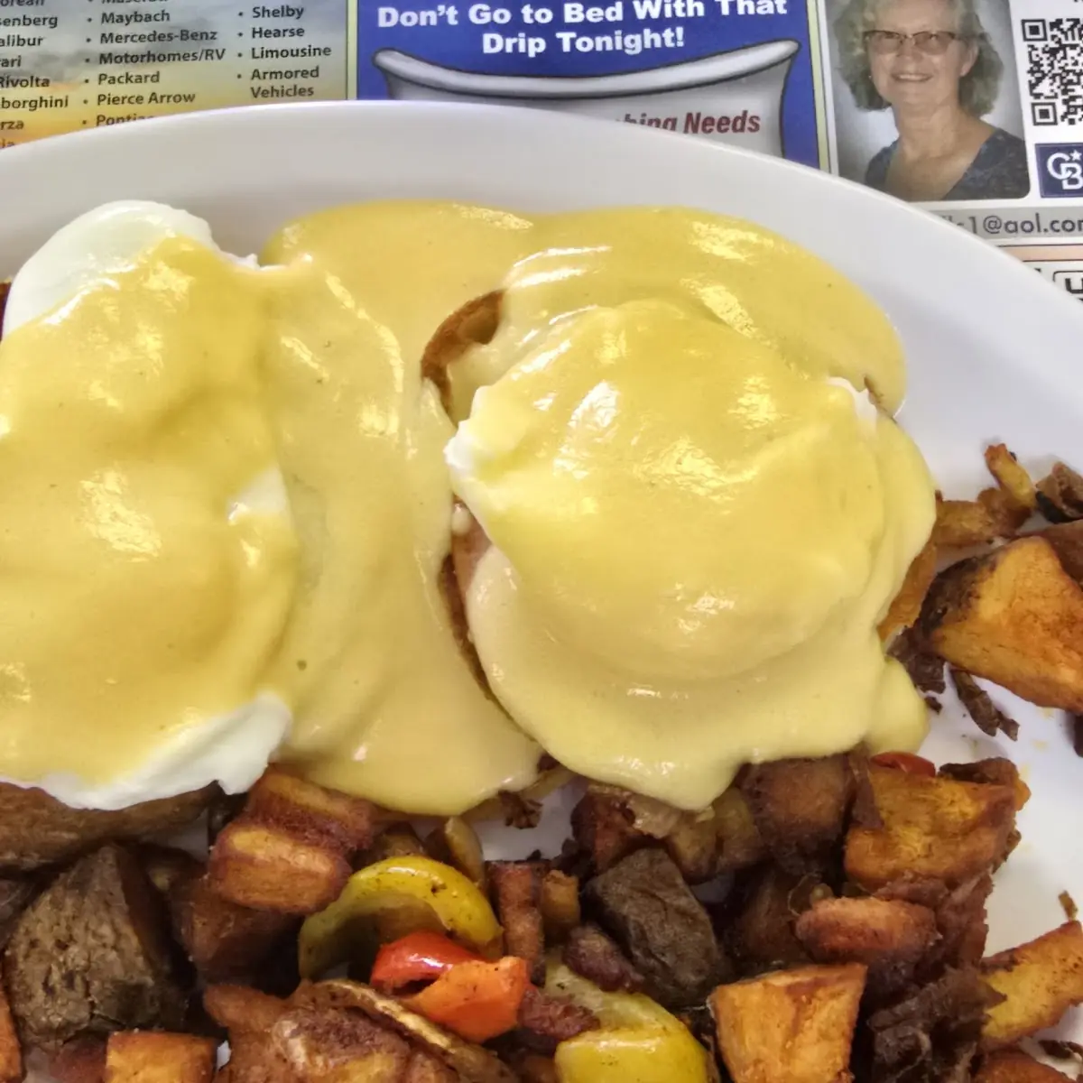 Eggs Benedict with Homefries