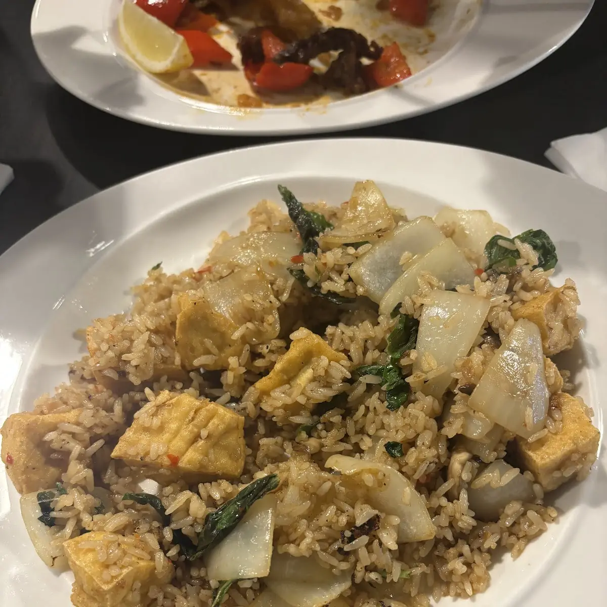 Tofu Basil Fried Rice