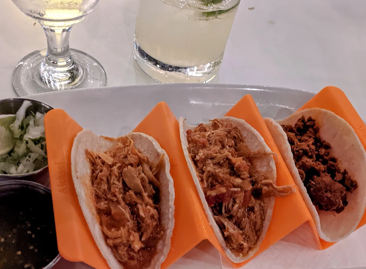 Three Chicken Tacos During Taco Tuesday