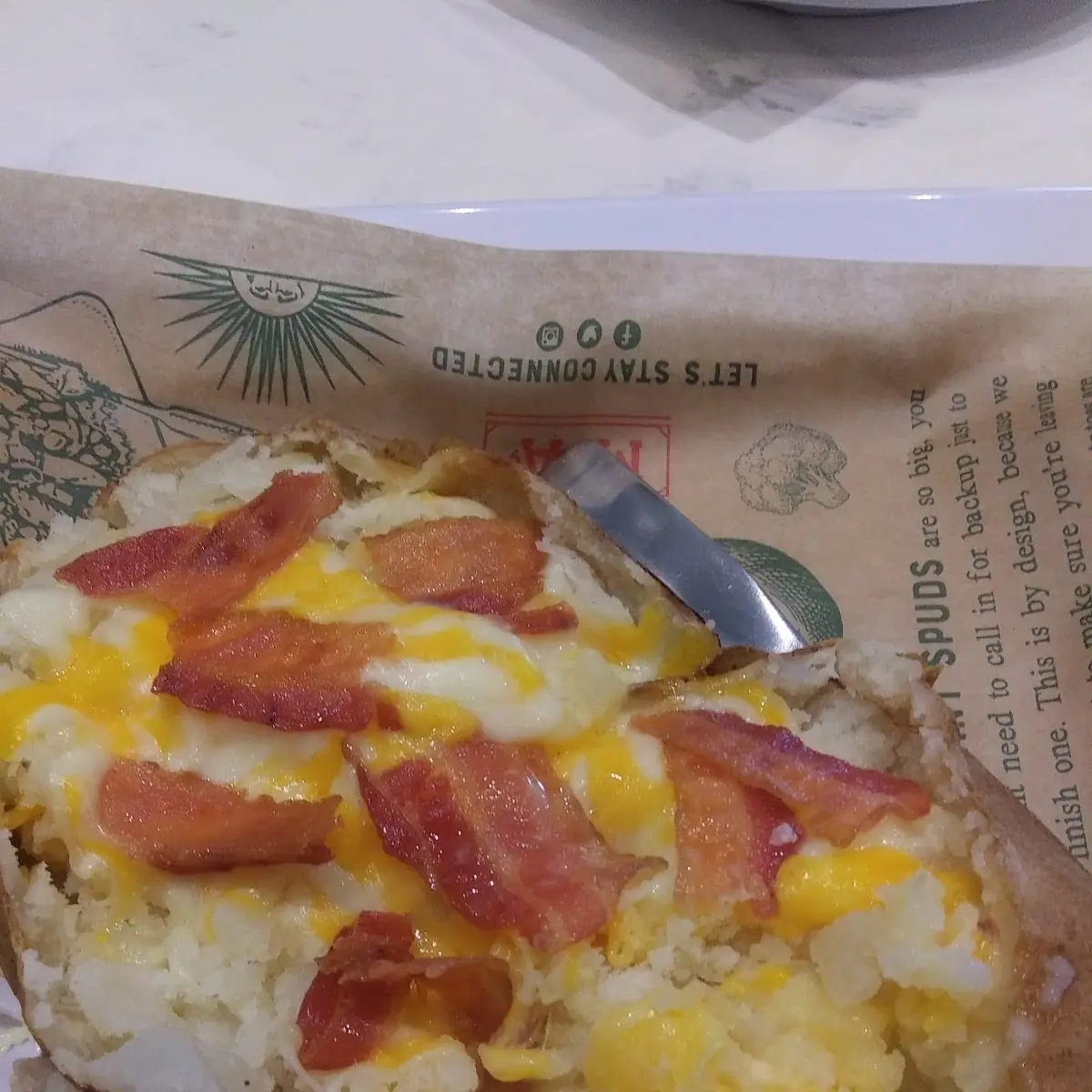 Bacon Cheese Spud