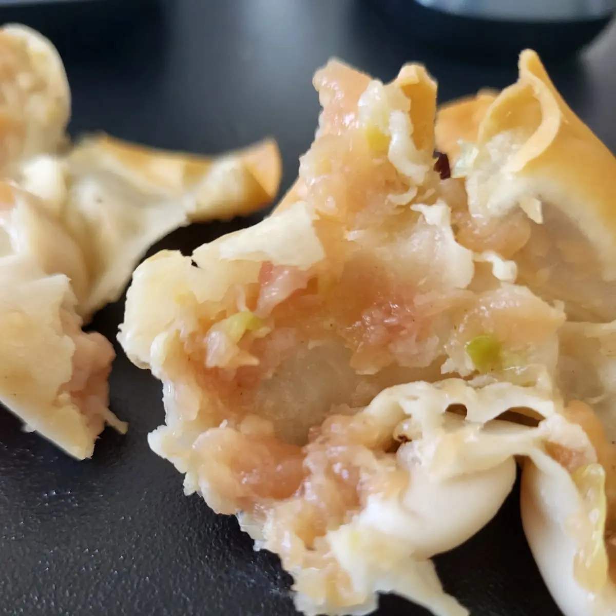 Wonton w Undercooked and Raw Chicken