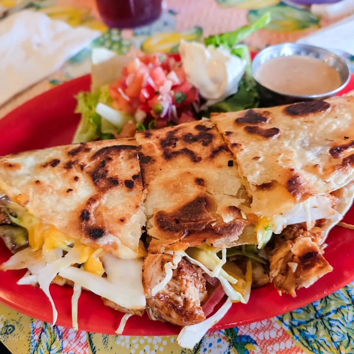 BBQ Chicken Quesadilla