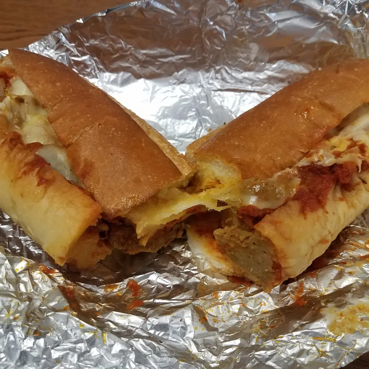 Meatball Parmigiana Sub