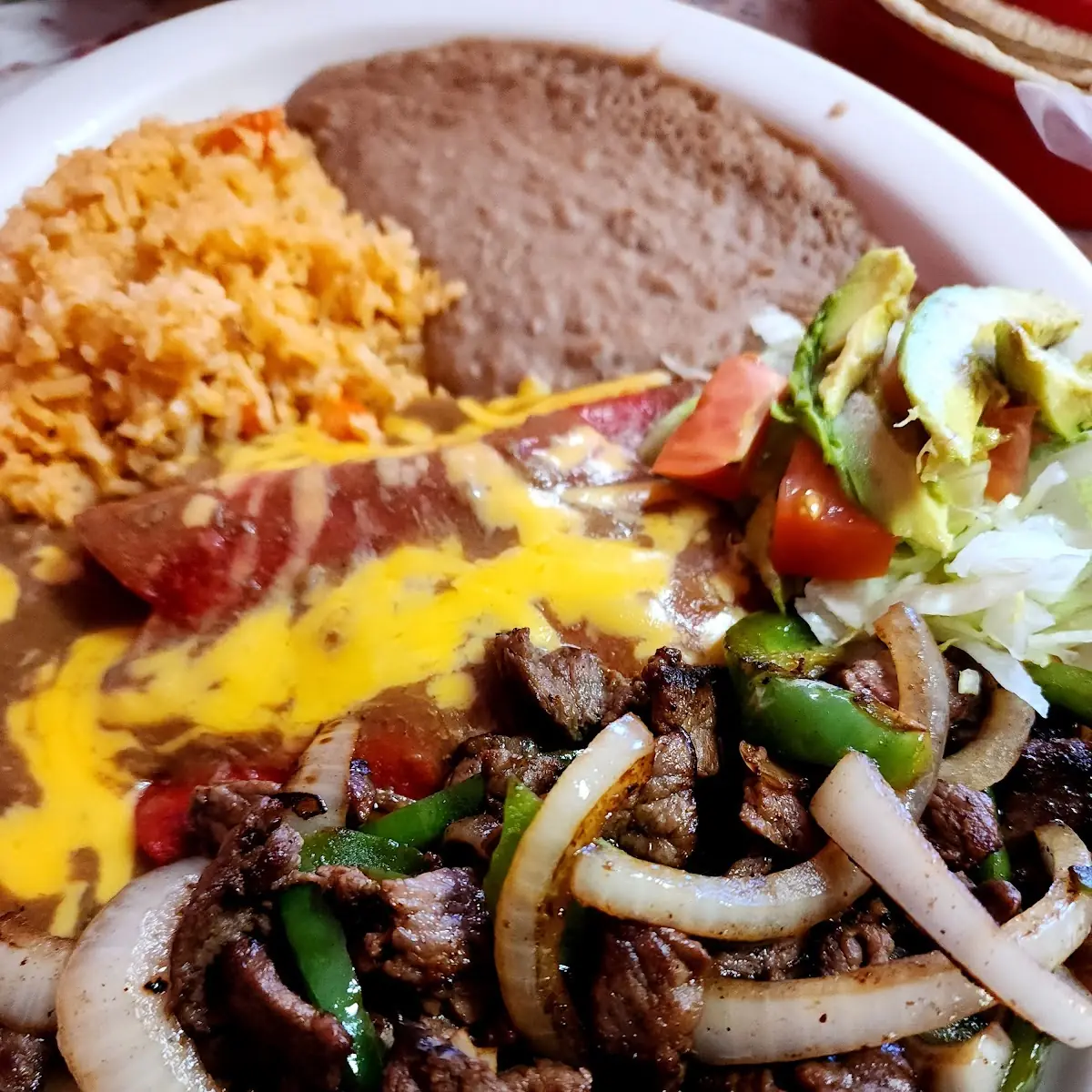 Cheese Enchilada Plate