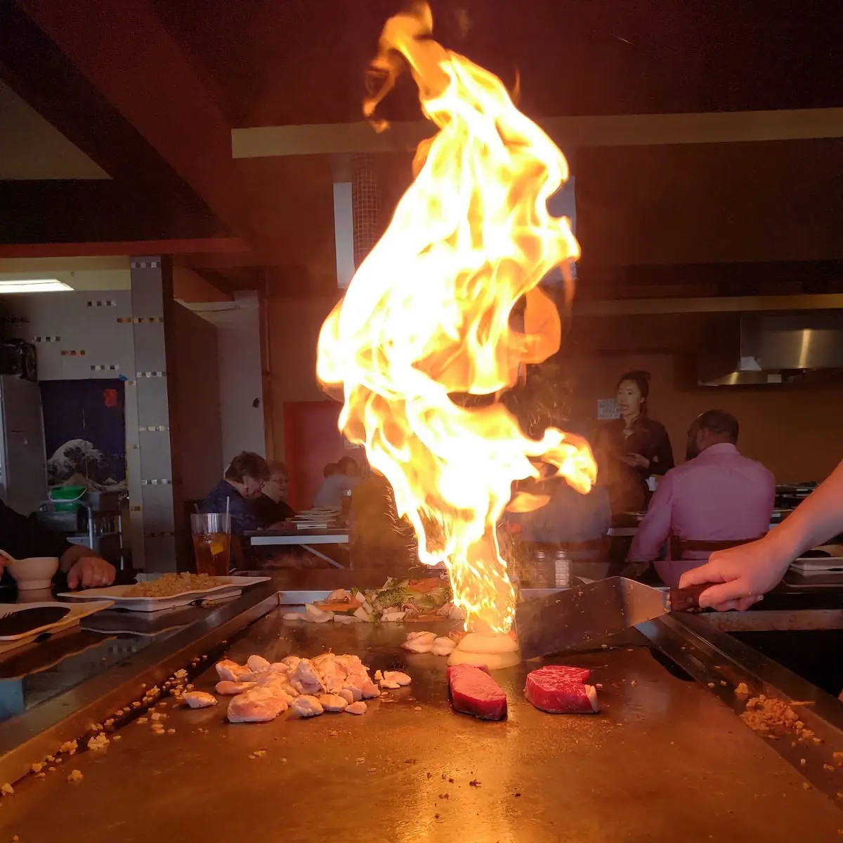 Hibachi Steak and Chicken