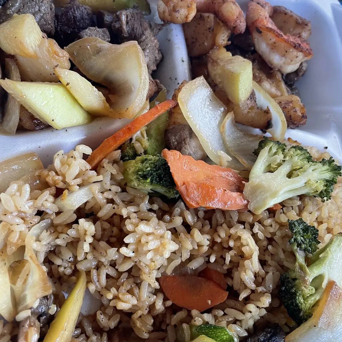 Steak and Scallop Hibachi