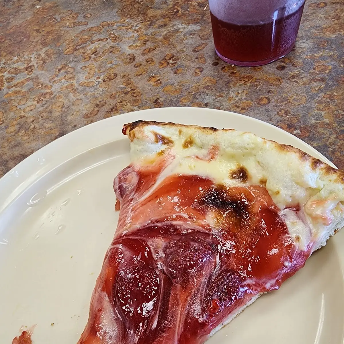 Strawberry and Cheese Pizza