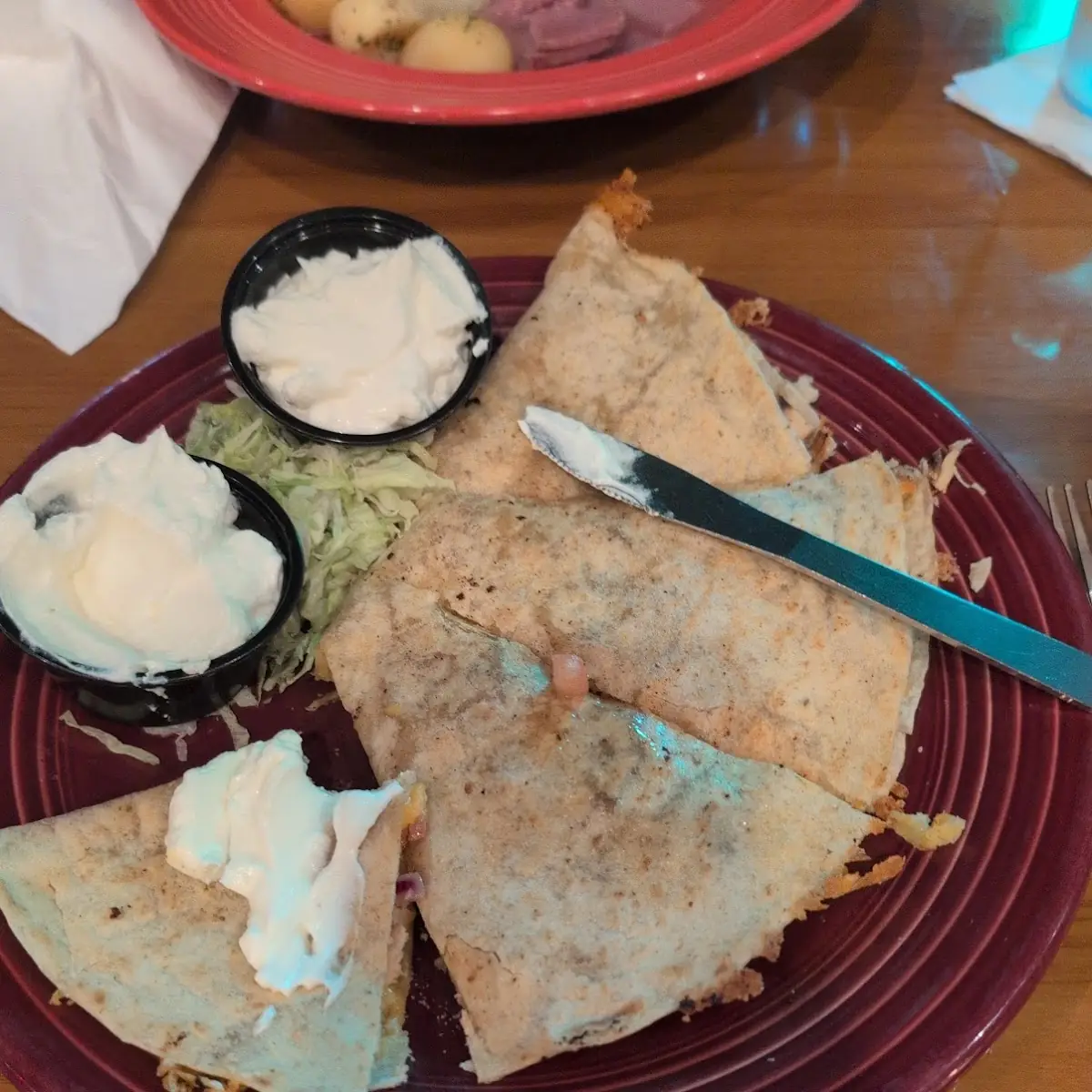 Reuben Quesadilla