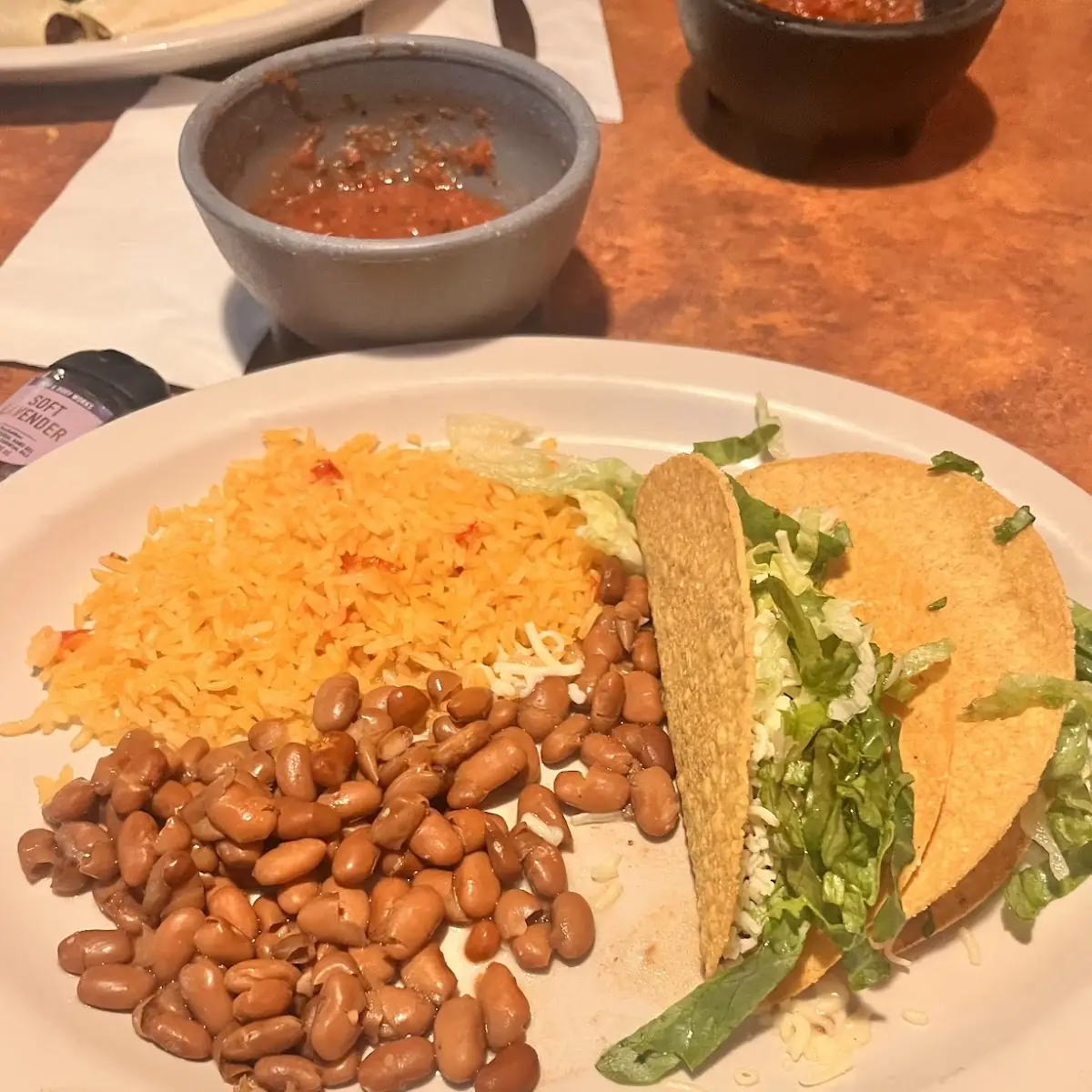 Beef Taco with Whole Beans & Rice