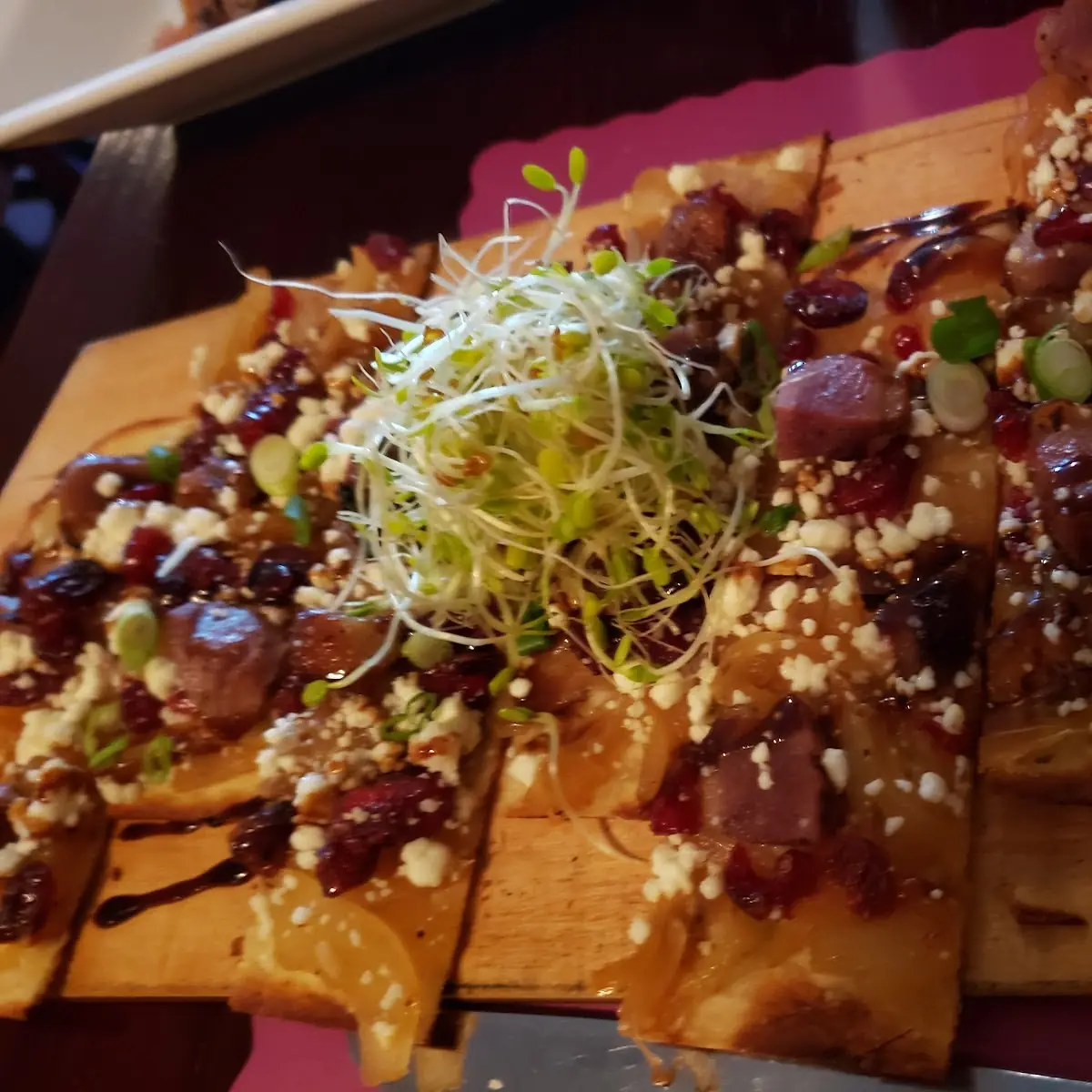 Duck and Bacon Flat Bread