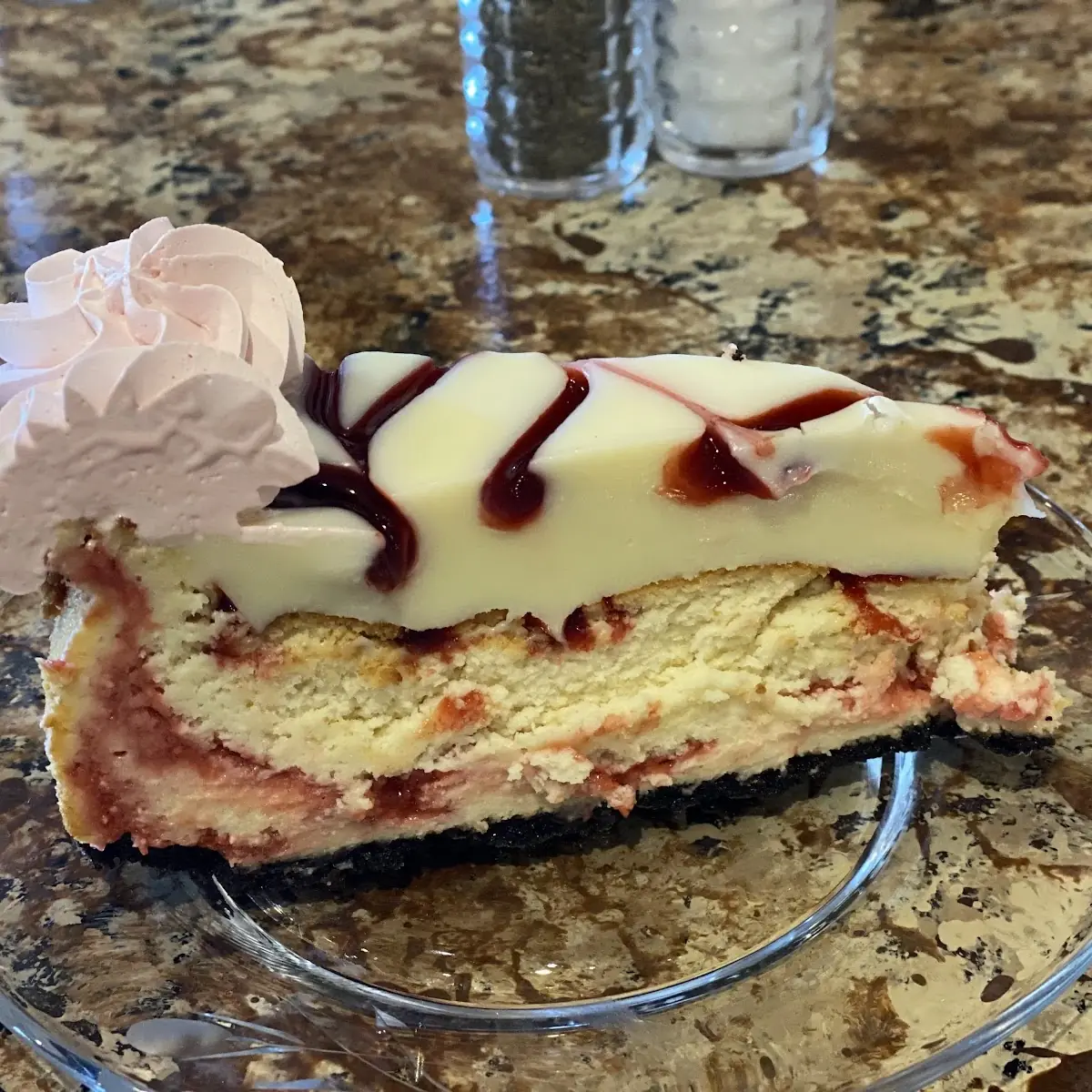 White Chocolate Raspberry Cheesecake