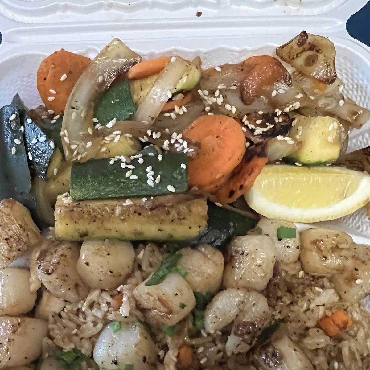 Hibachi Scallops