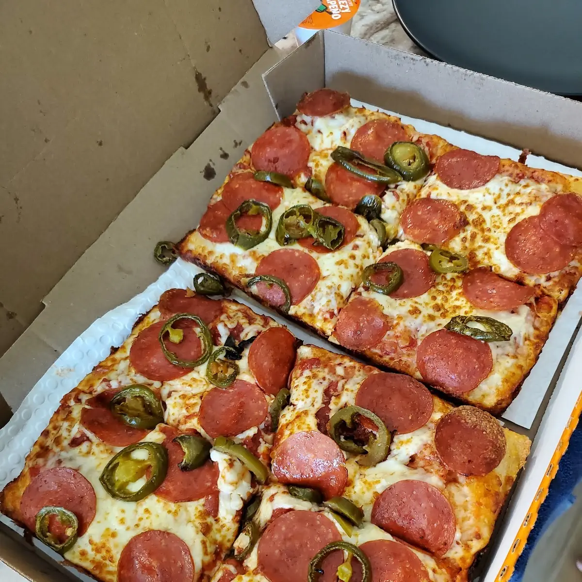 Jalapeno and Pepperoni Pizza