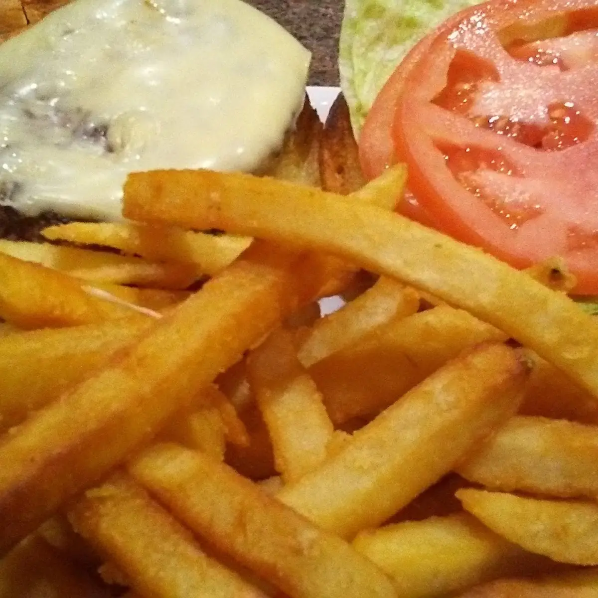 Cheese Burger with Fries
