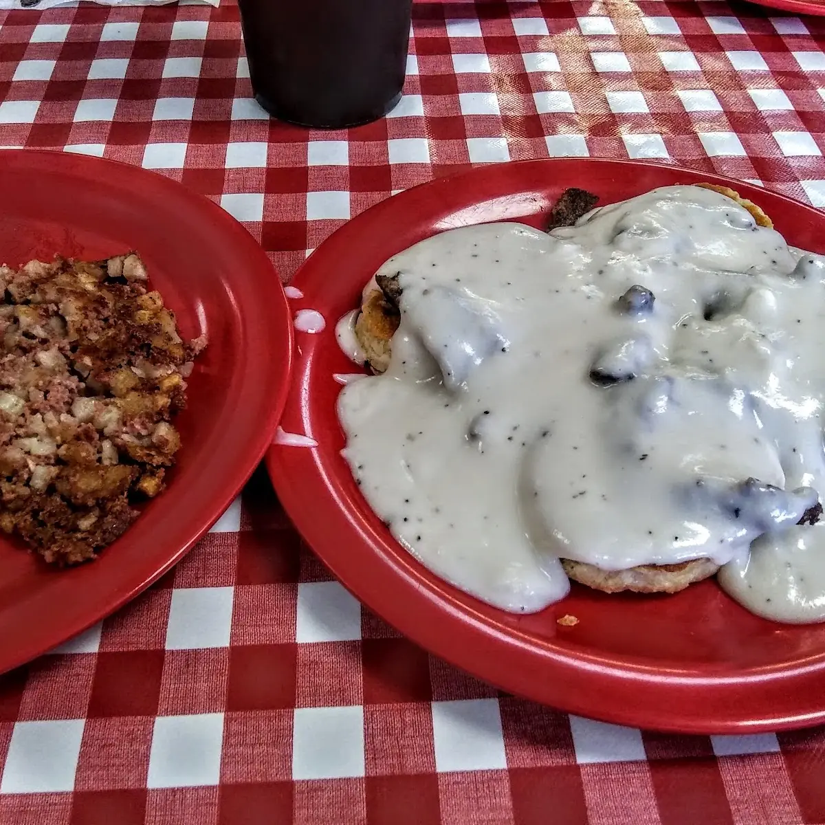 Biscuits and Gravy Corned Beef Hash
