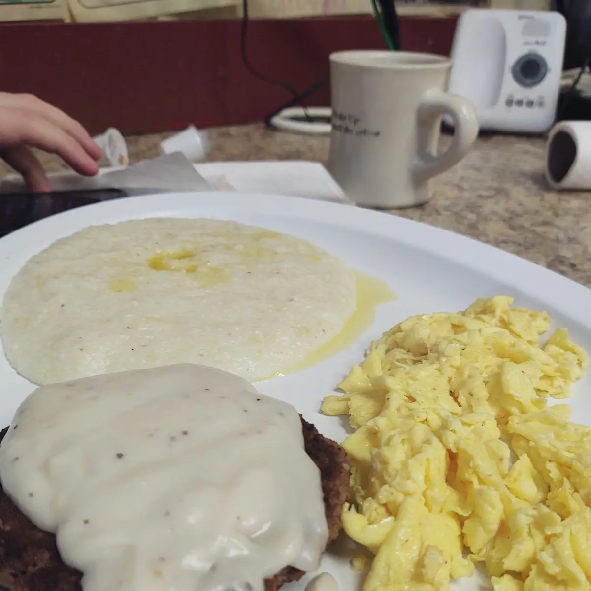Country Fried Steak Egg & Cheese