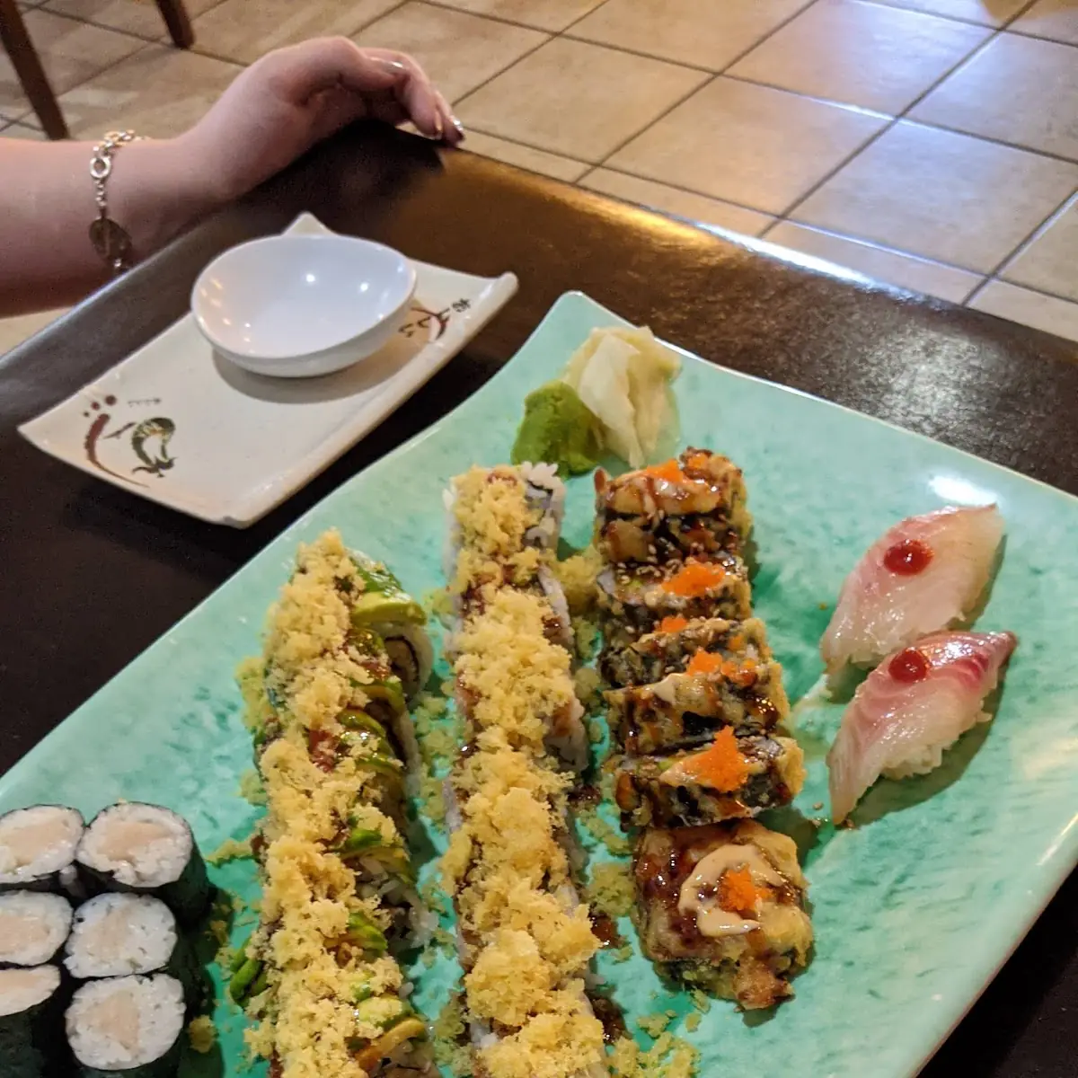 Assorted Sushi Rolls and Nigiri
