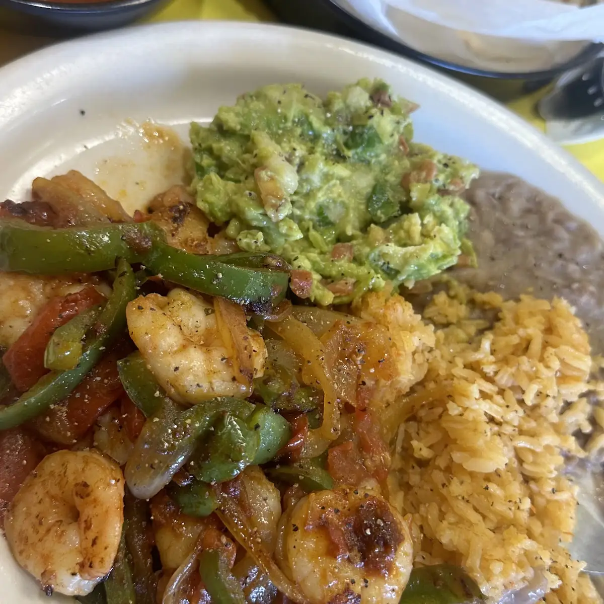 Chicken Steak or Shrimp Fajitas