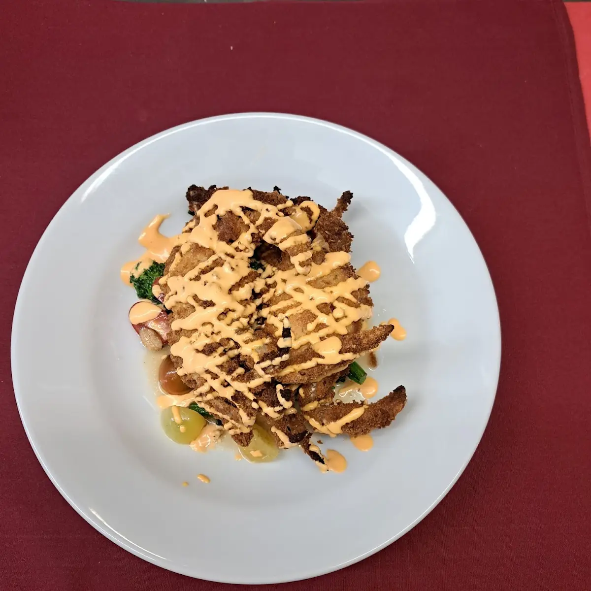 Soft Shell Crab with Roasted Pepper Aioli