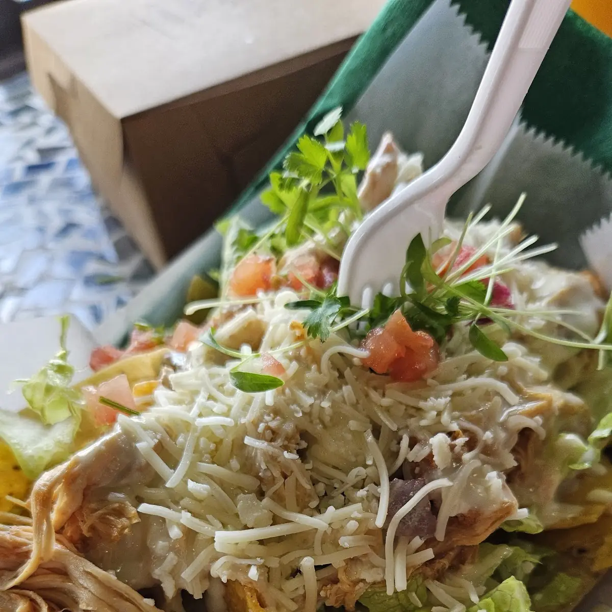 Mini Chicken Nachos