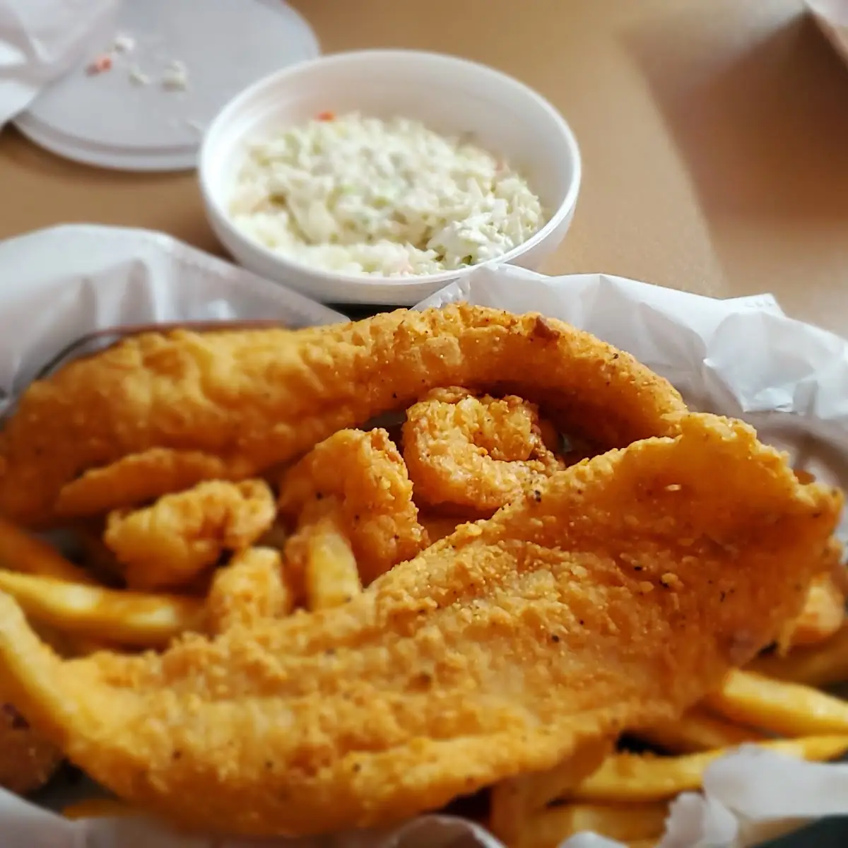 Fried Catfish Platter with Fries