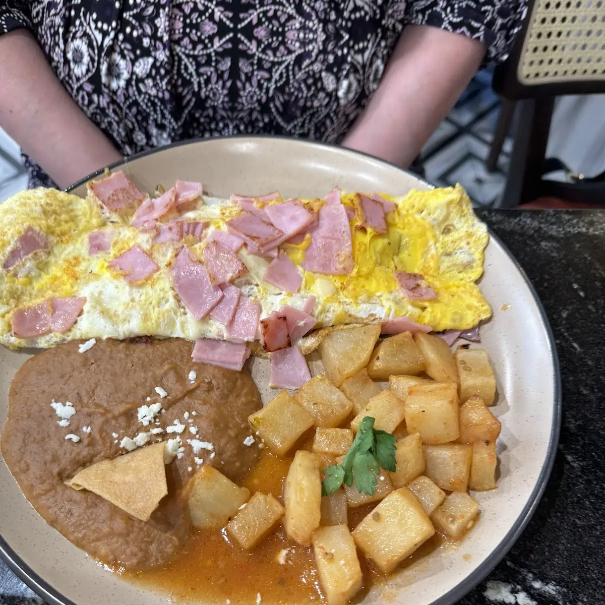 Ham Egg Omelette