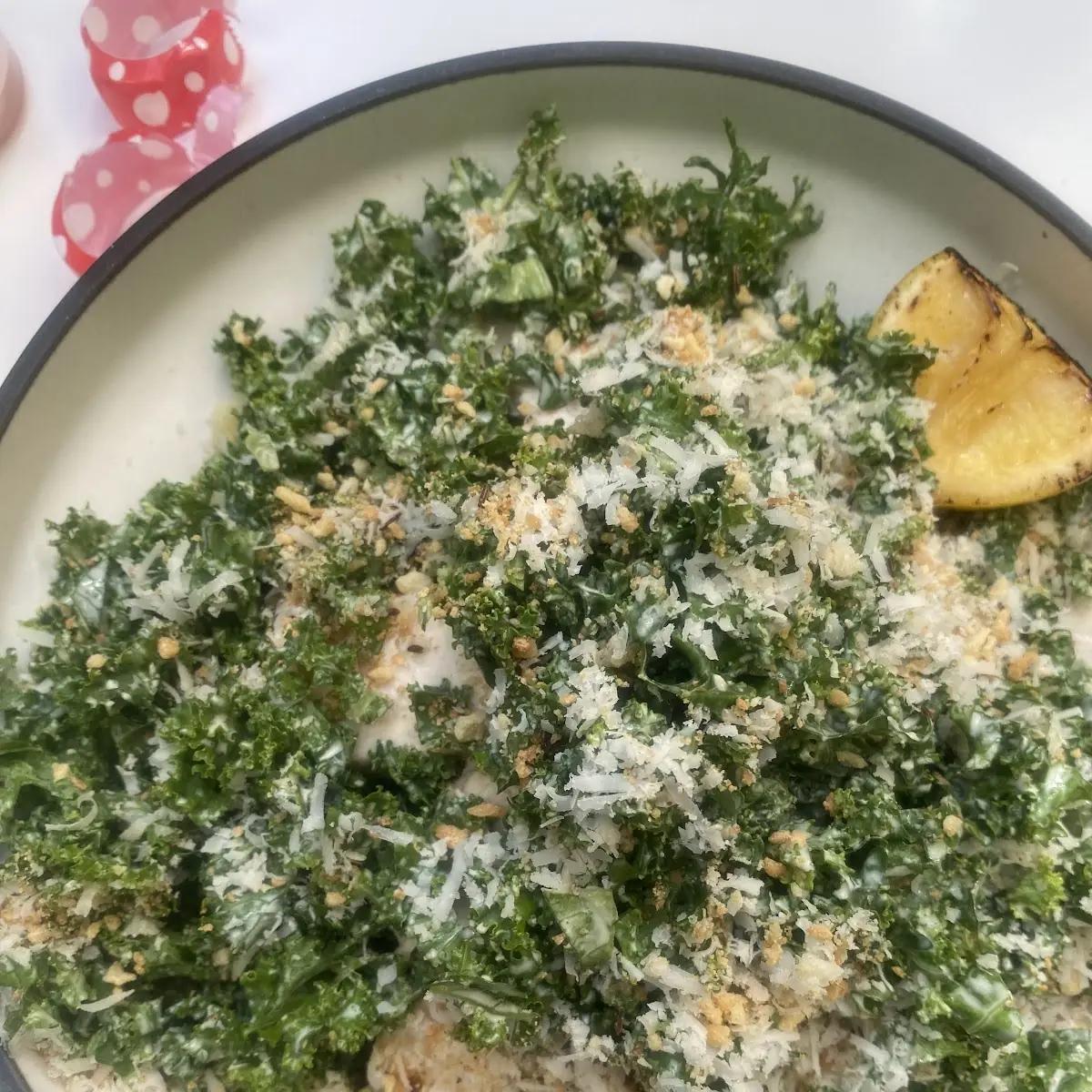 Kale & Chicken Caesar Salad