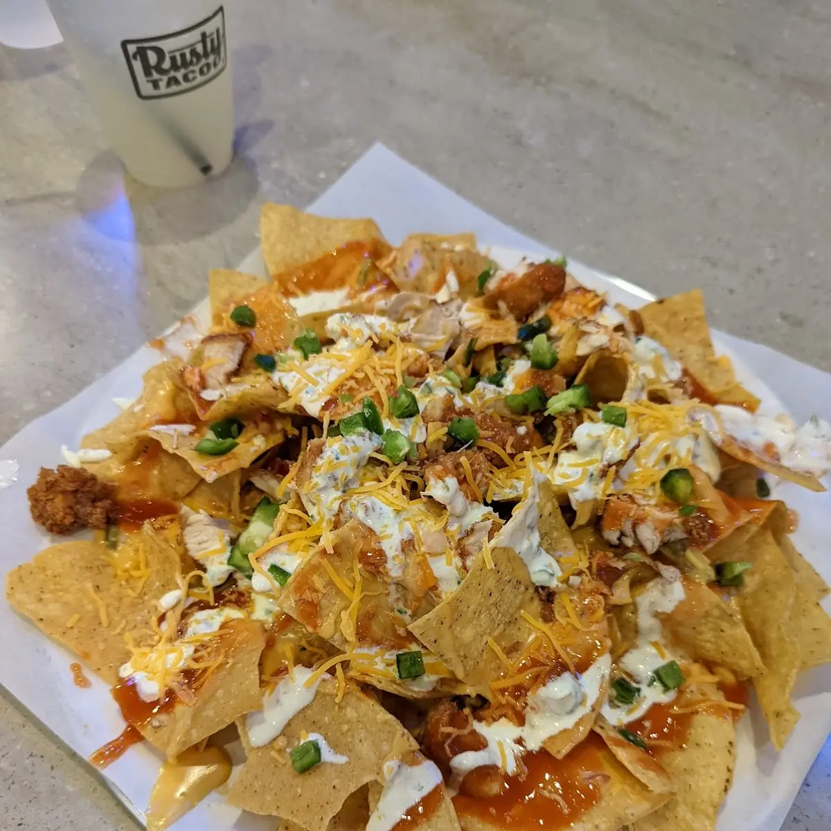 Buffalo Chicken Nachos