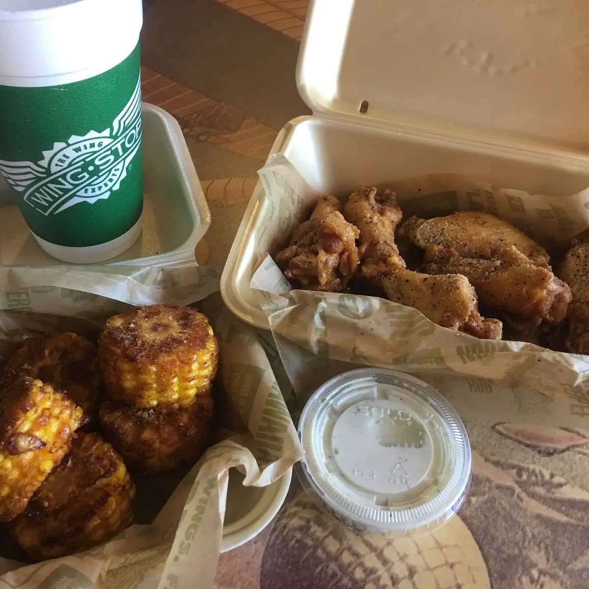 Bone in Lemon Pepper Wings Combo