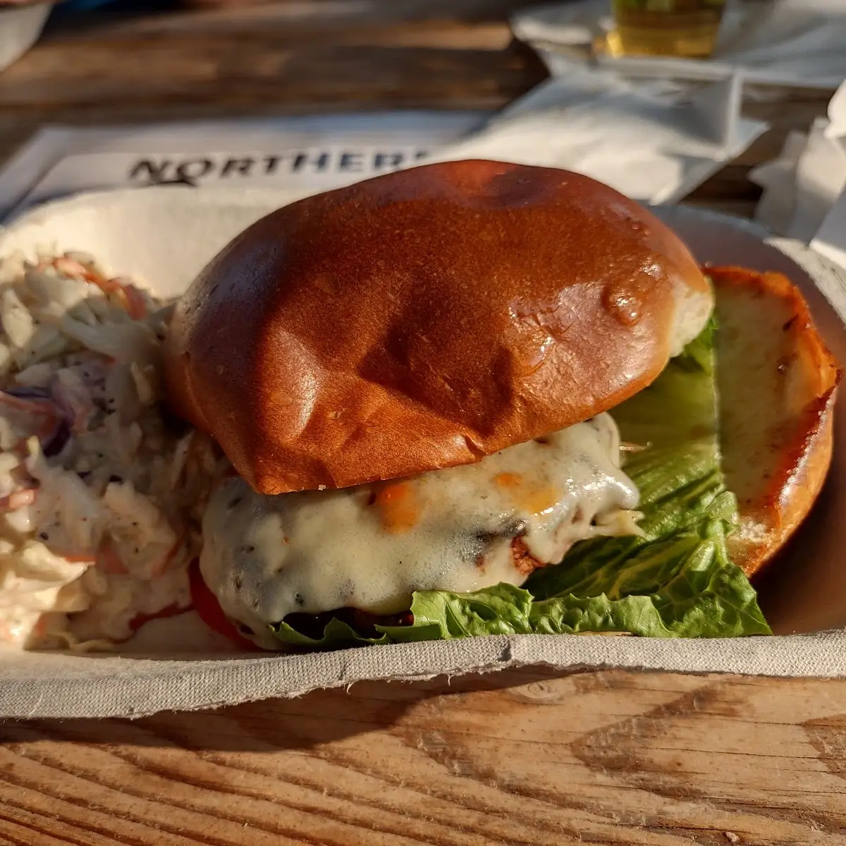 Swiftcurrent Swiss Mushroom Burger