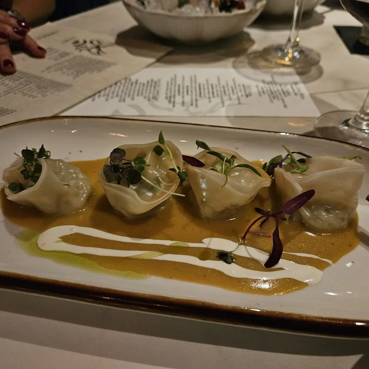 Lobster Truffle Dumplings