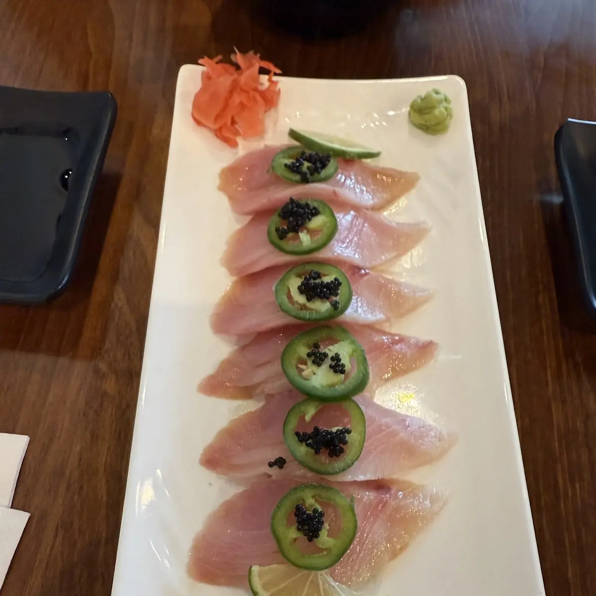 Yellowtail Jalapeno Sashimi 6pc