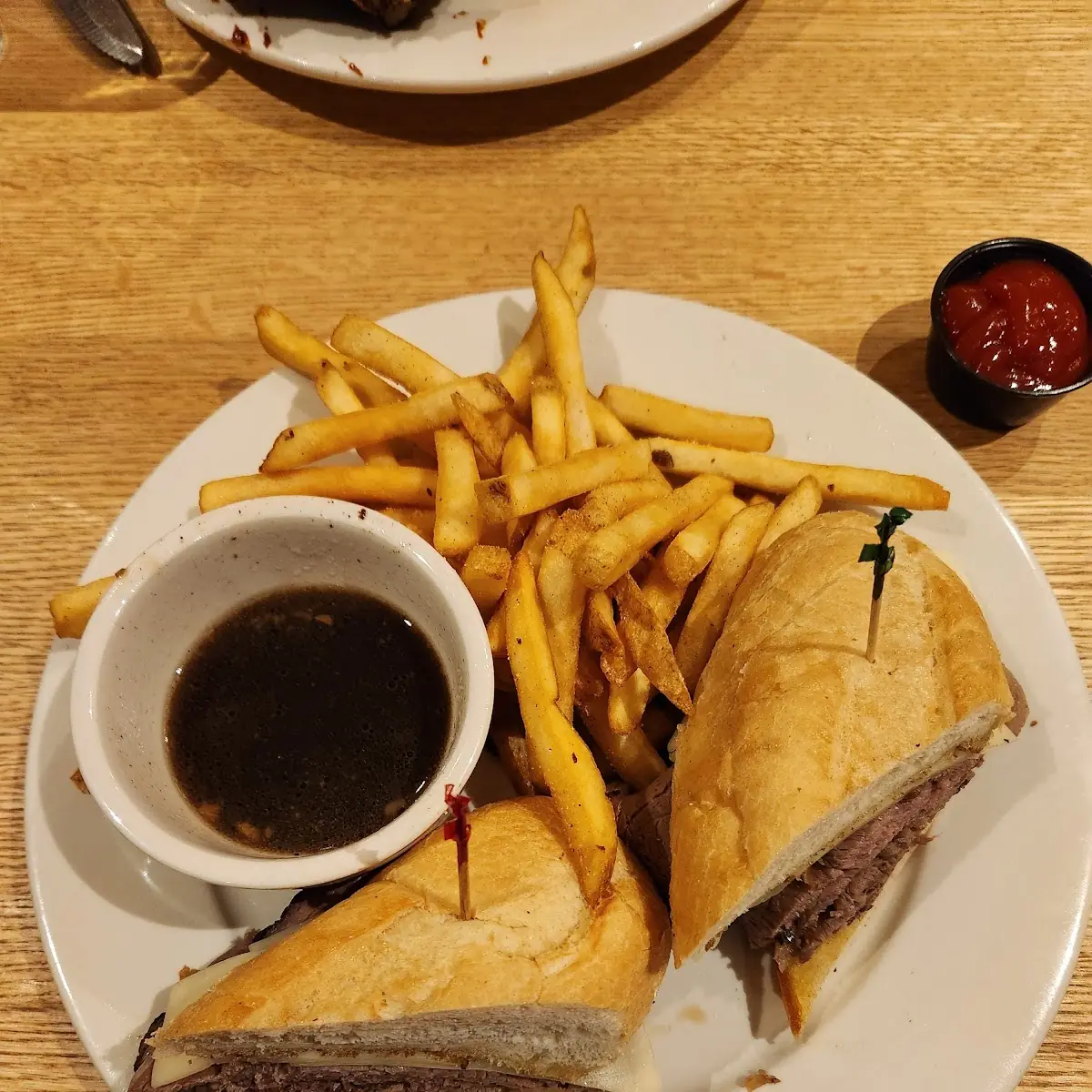 Sliced Prime Rib Sandwich