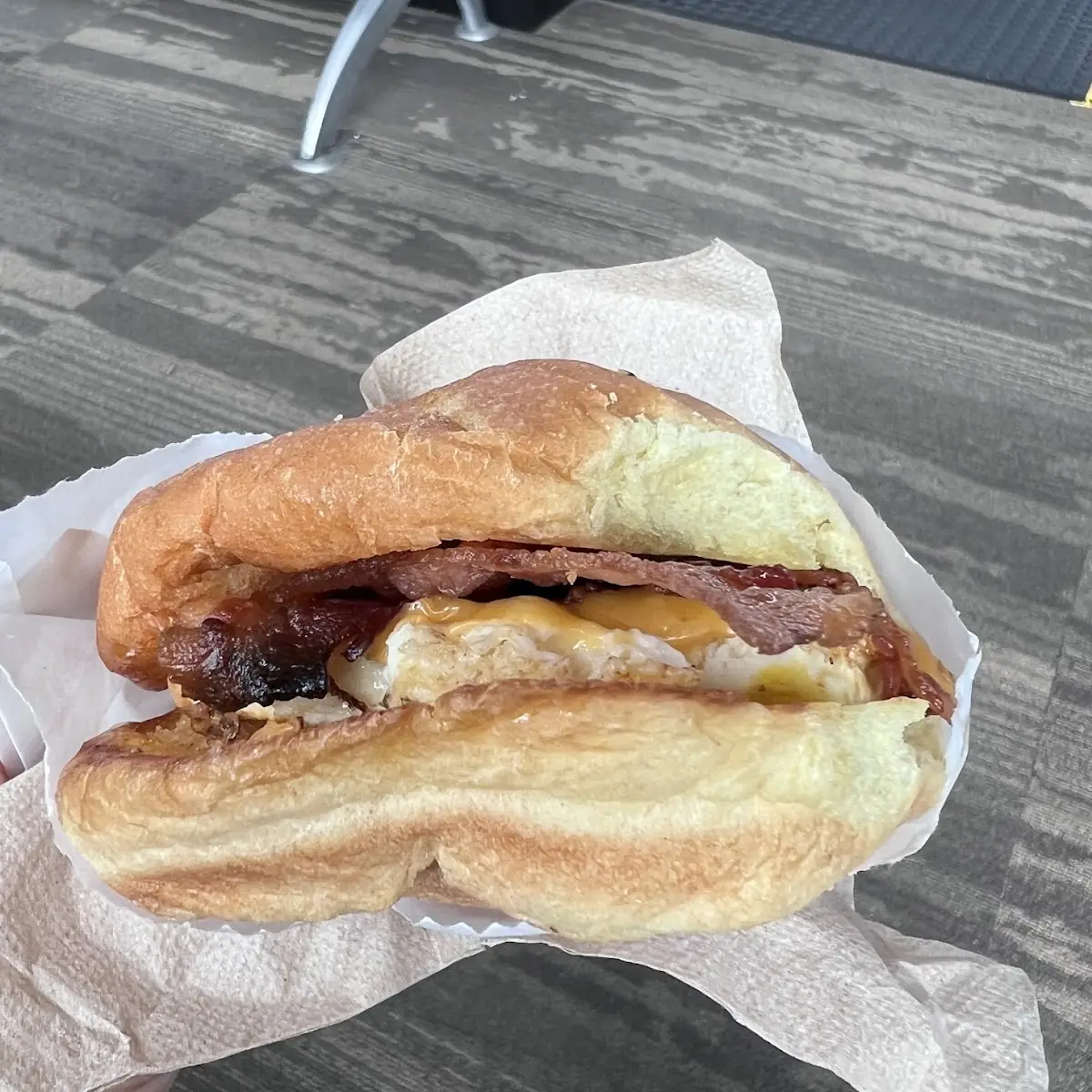Bacon Egg Cheese Breakfast Sandwich