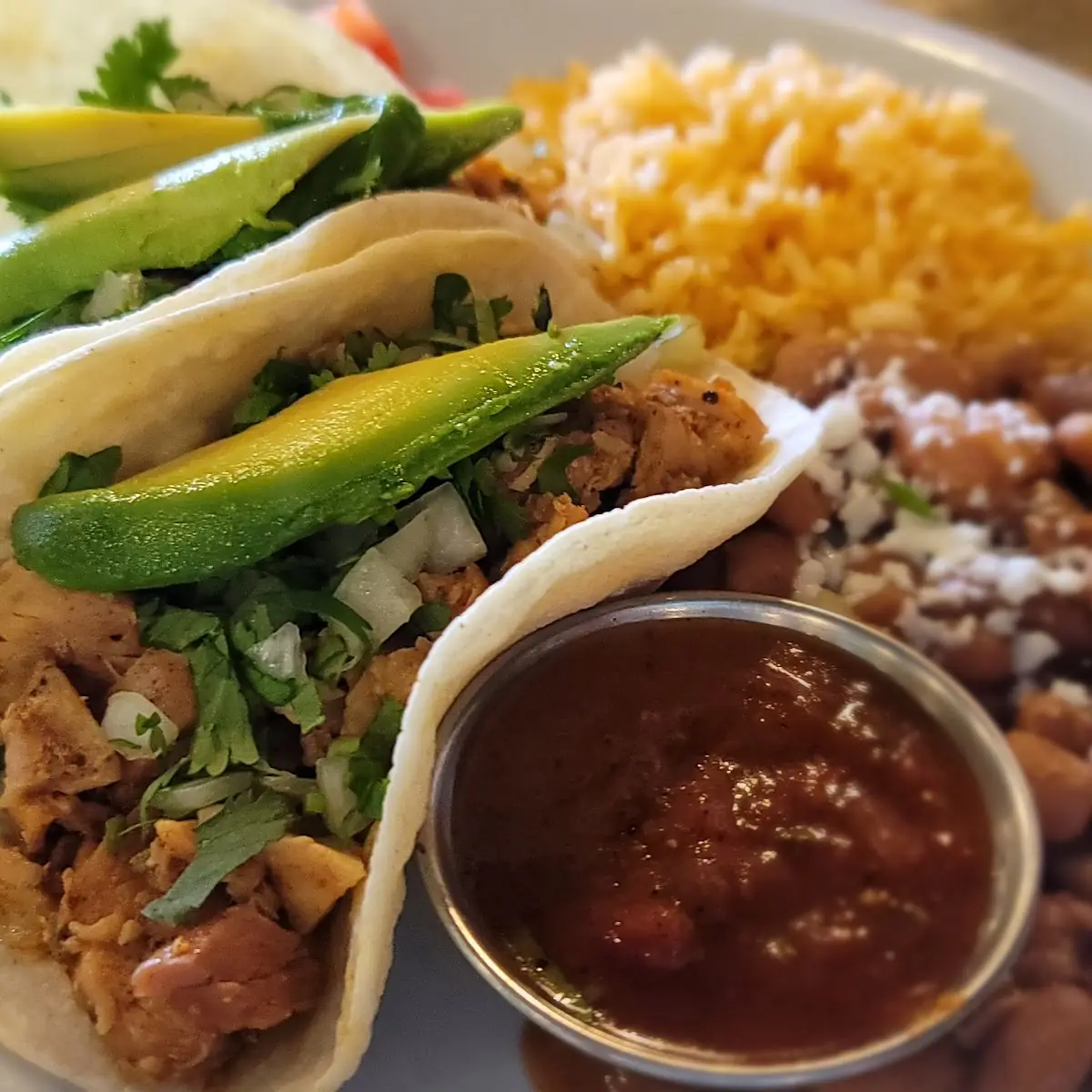 Traditional Taco Plate