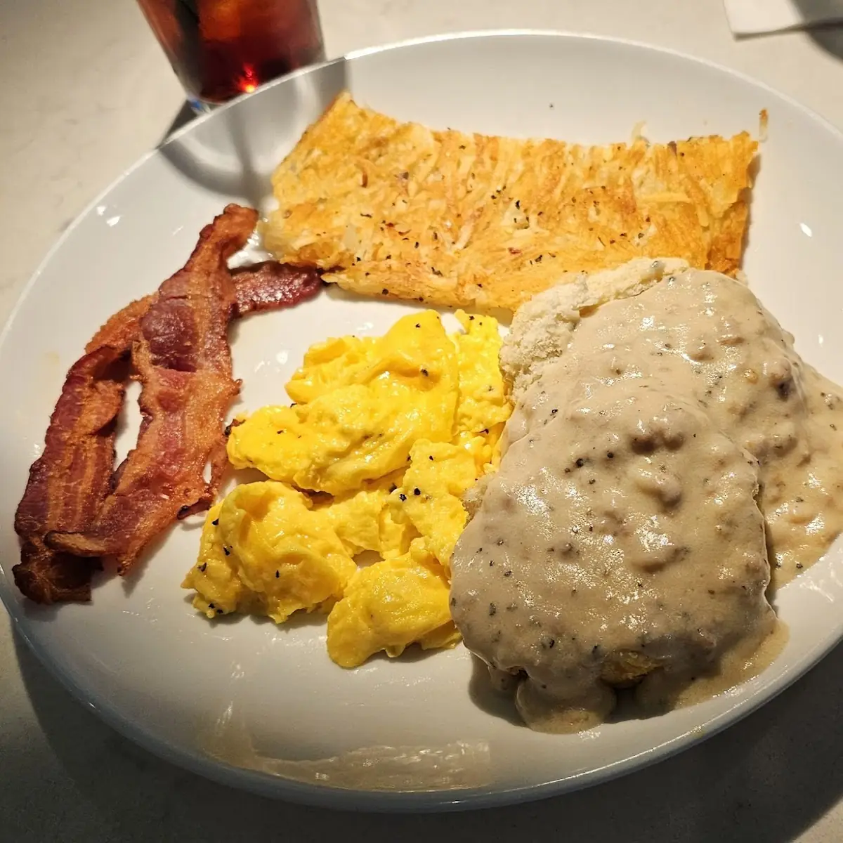 Scrambled Eggs with Bacon and Potatoes