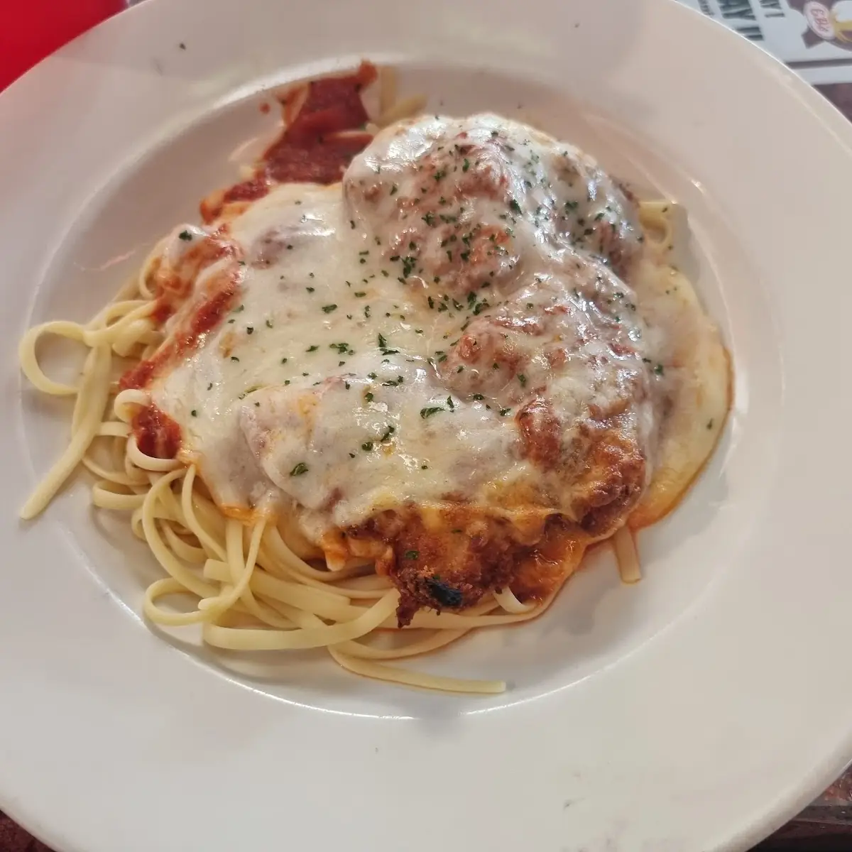 Chicken Parmesan Pasta