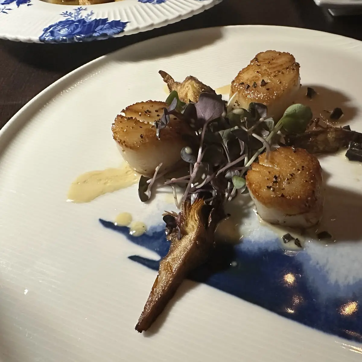 Cast Iron Seared Scallops