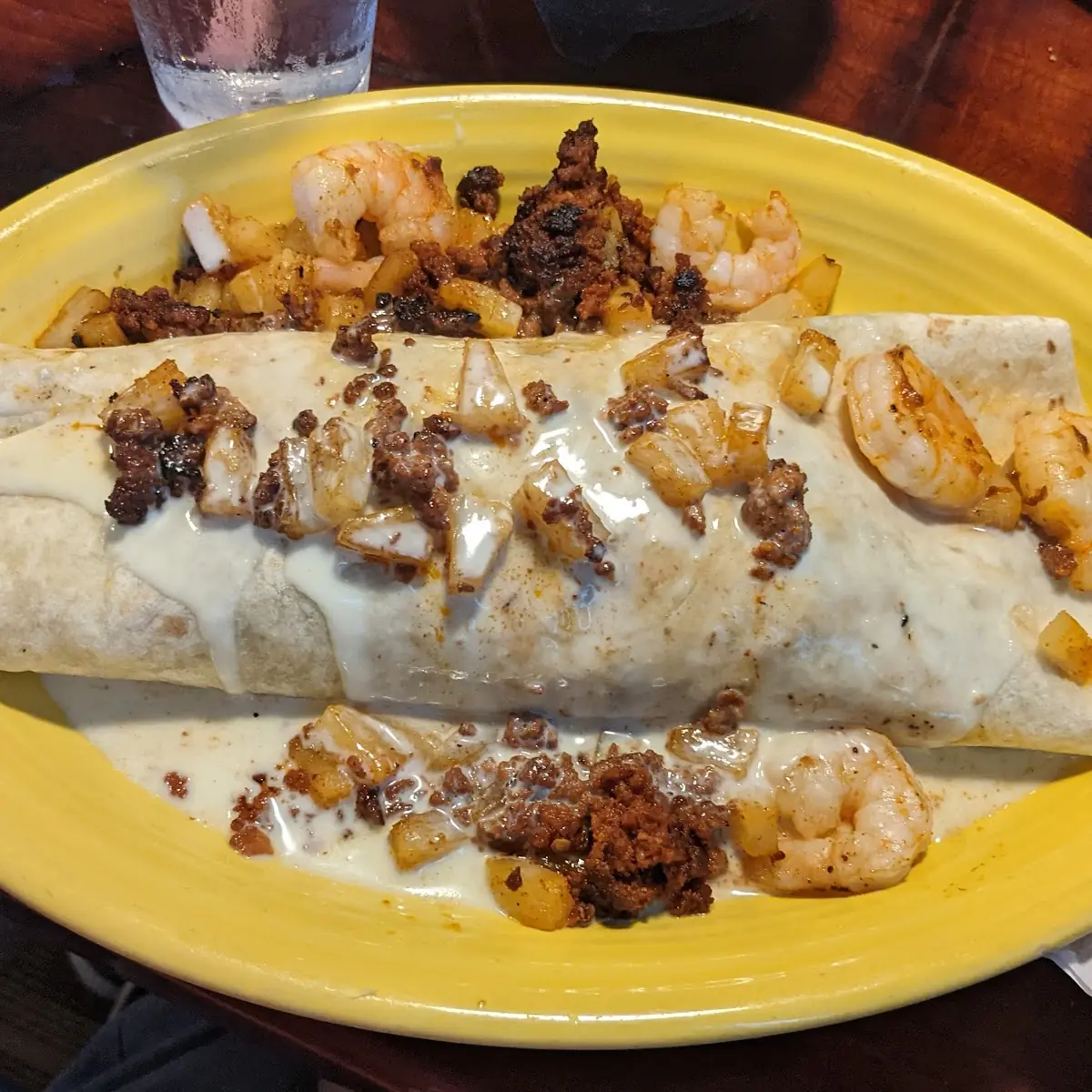 2. BEEF BURRITO AND RICE