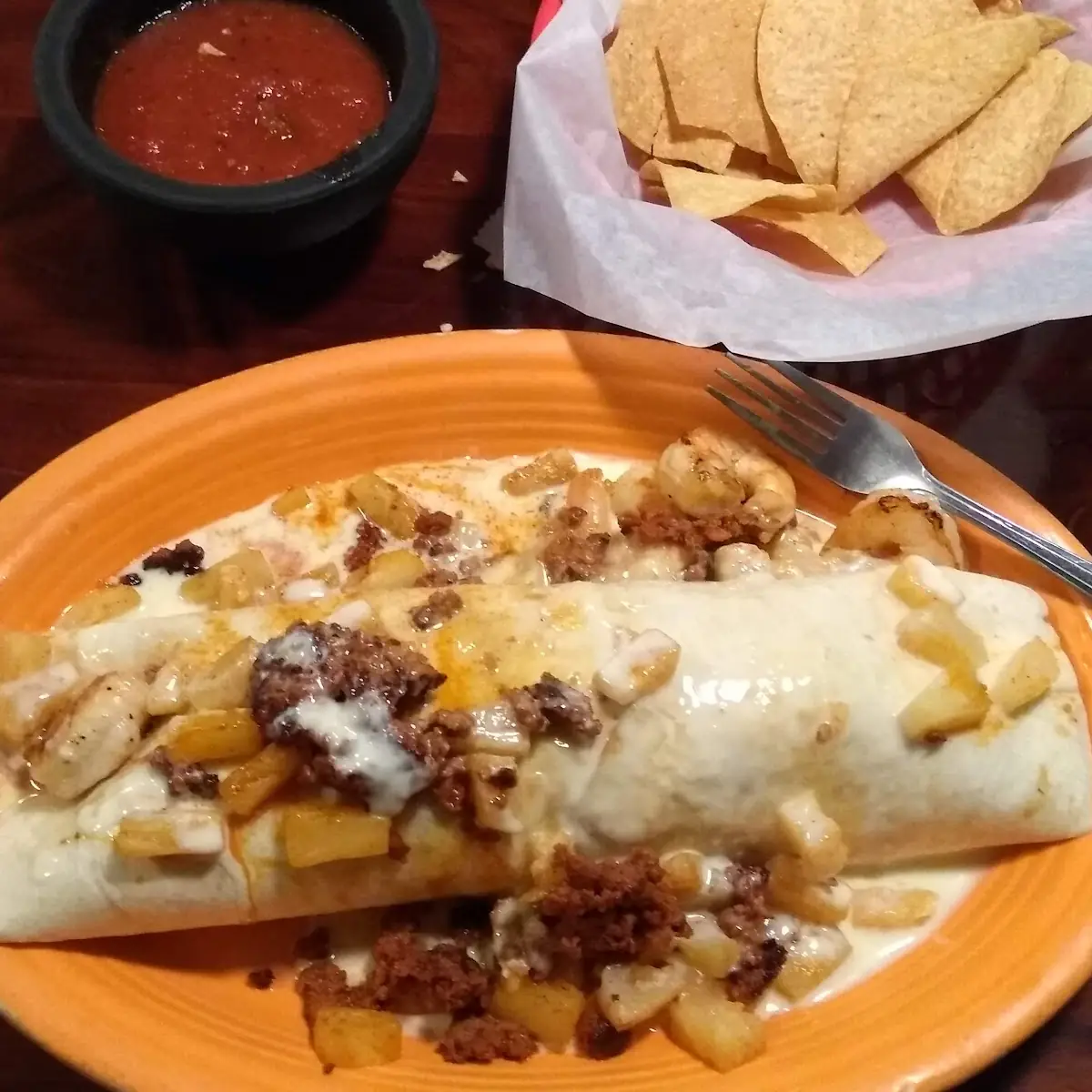 BEEF & BEAN BURRITO