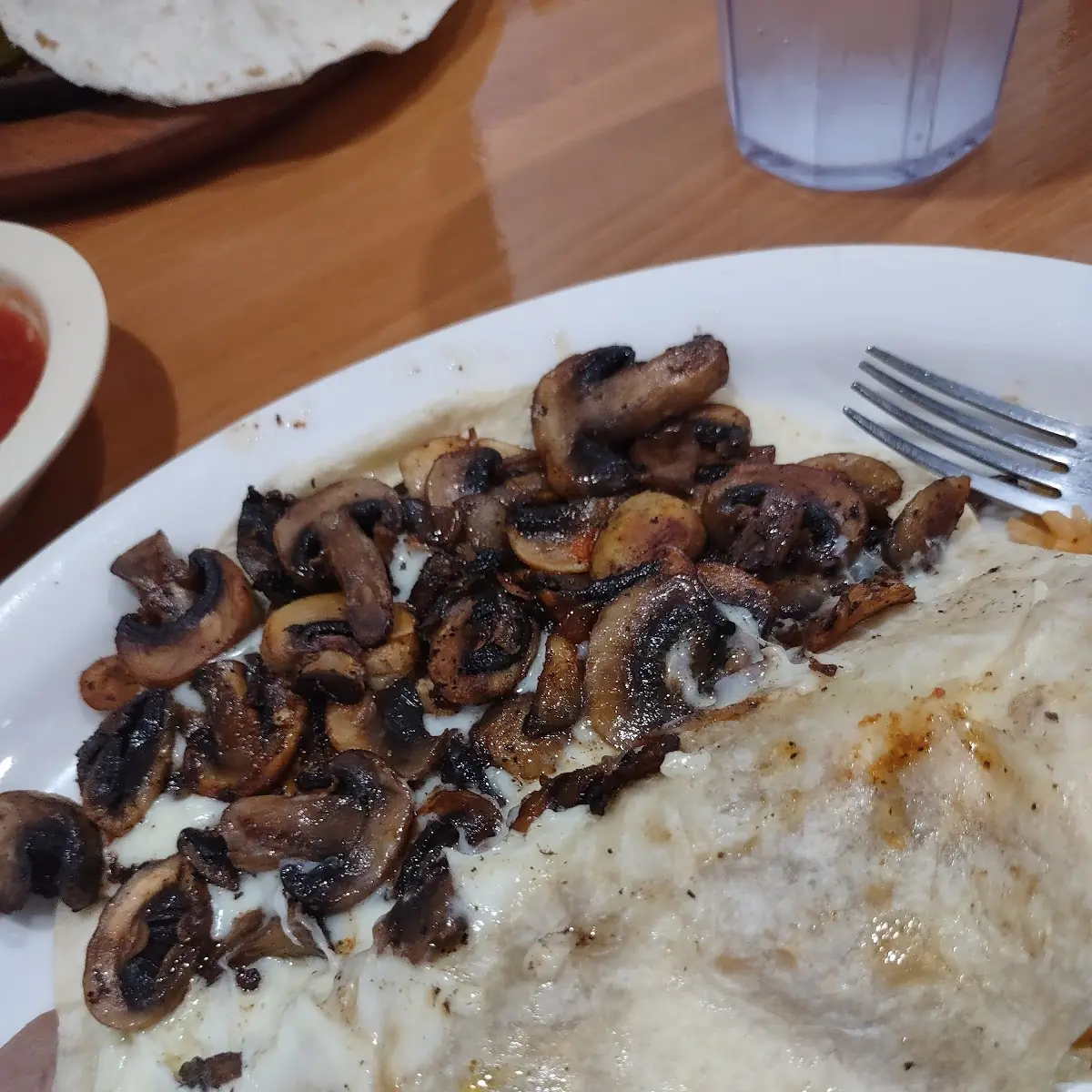 Mushroom Quesadilla