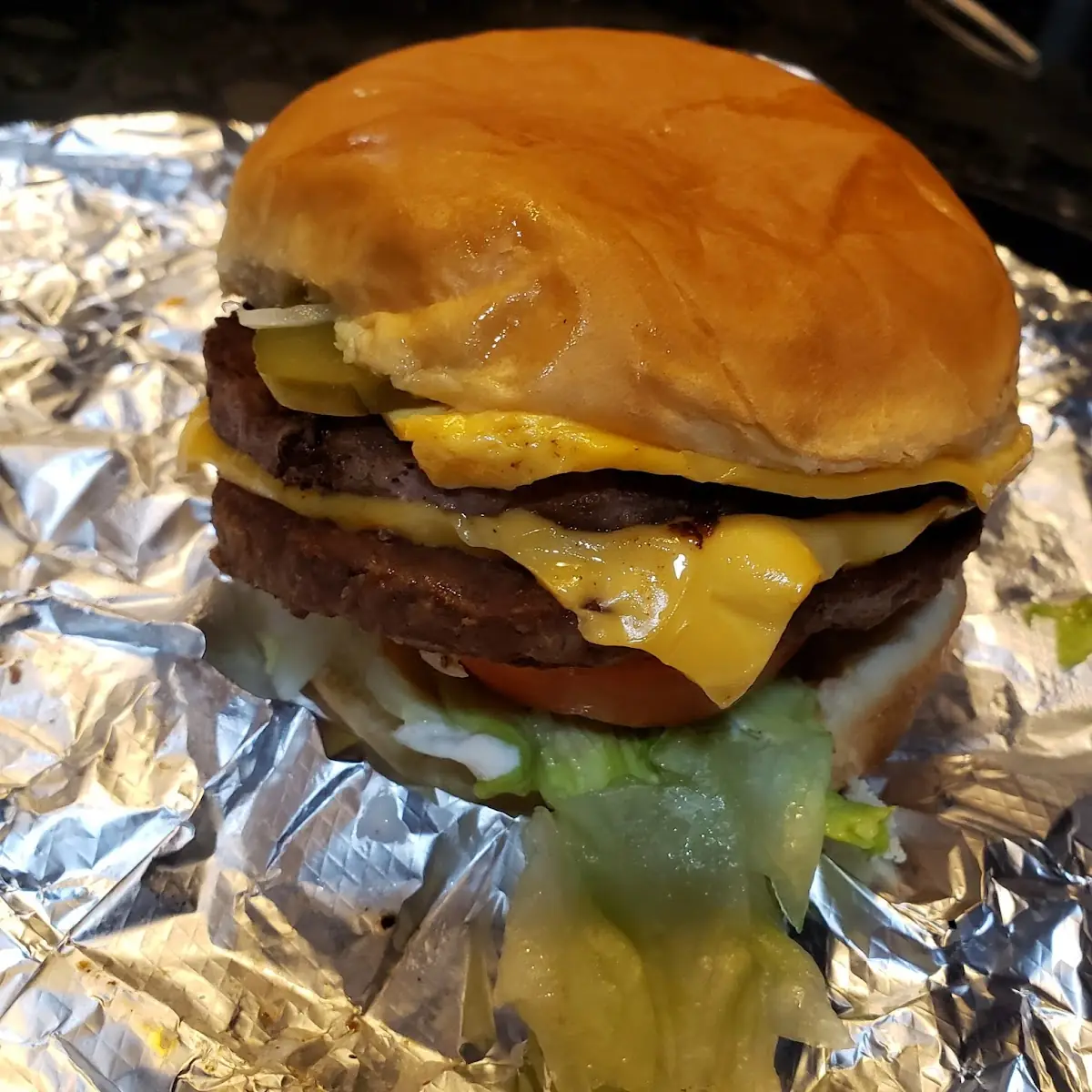 Double Cheeseburger Sandwich