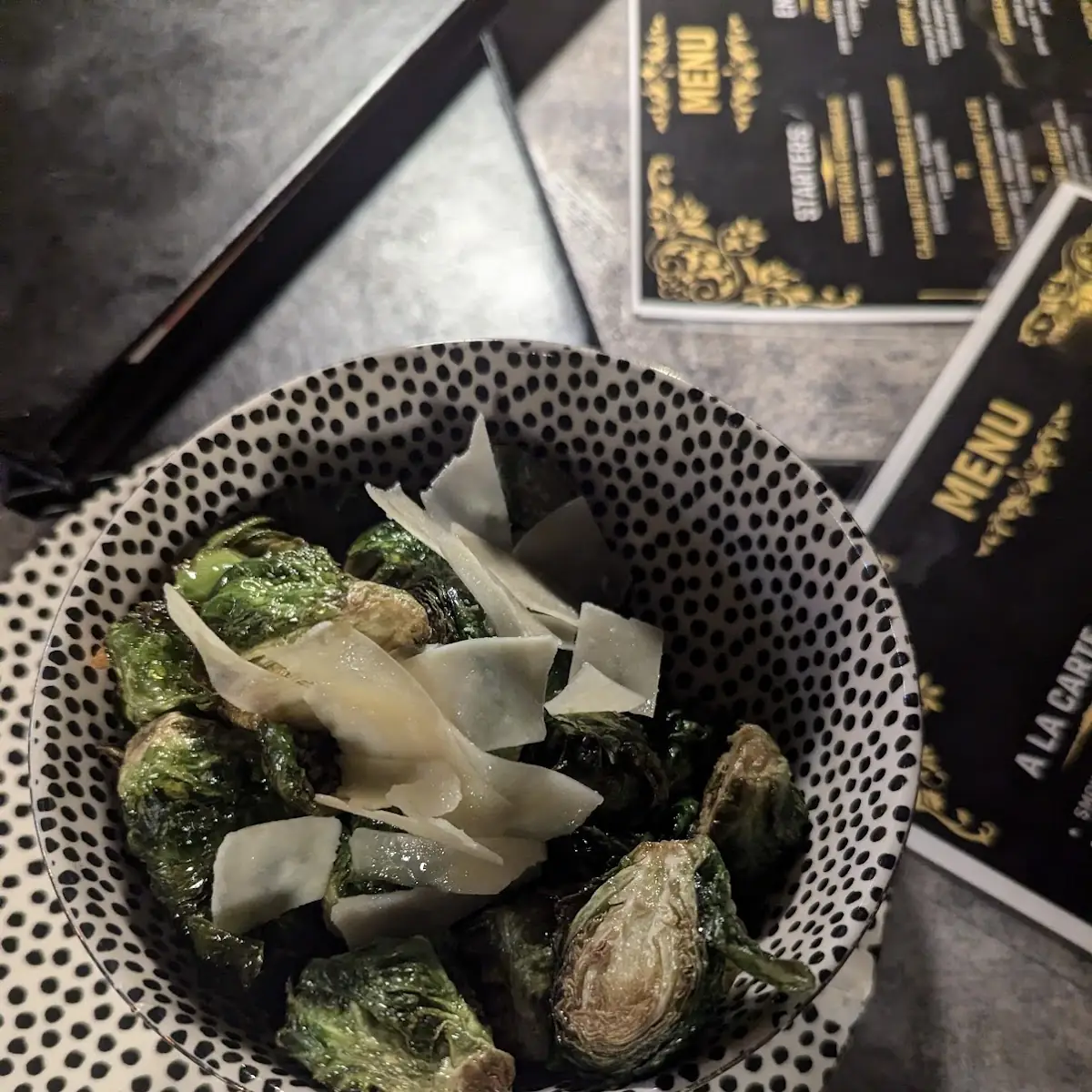 Parmesan & Hot Honey Brussel Sprouts