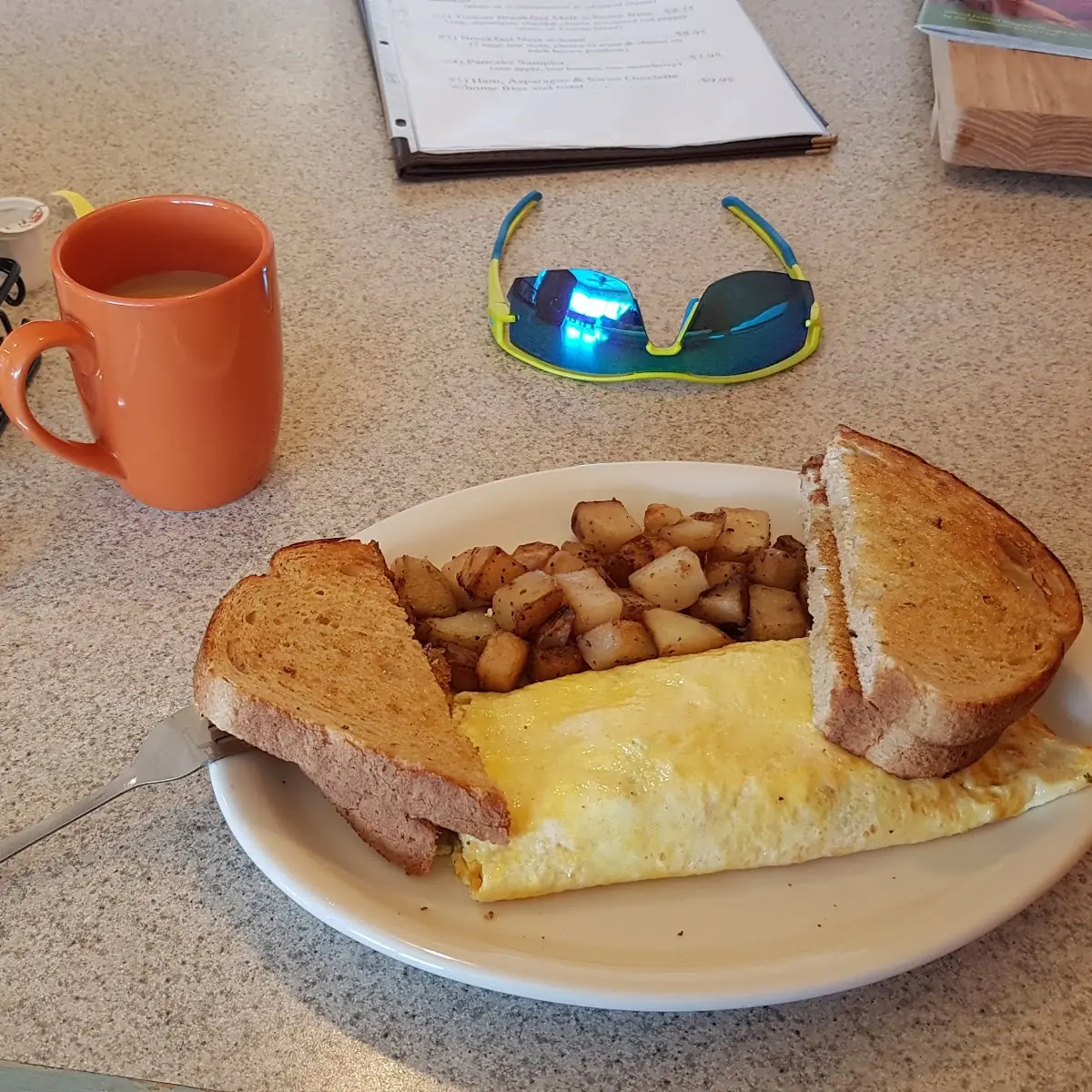 Spinach Omelette